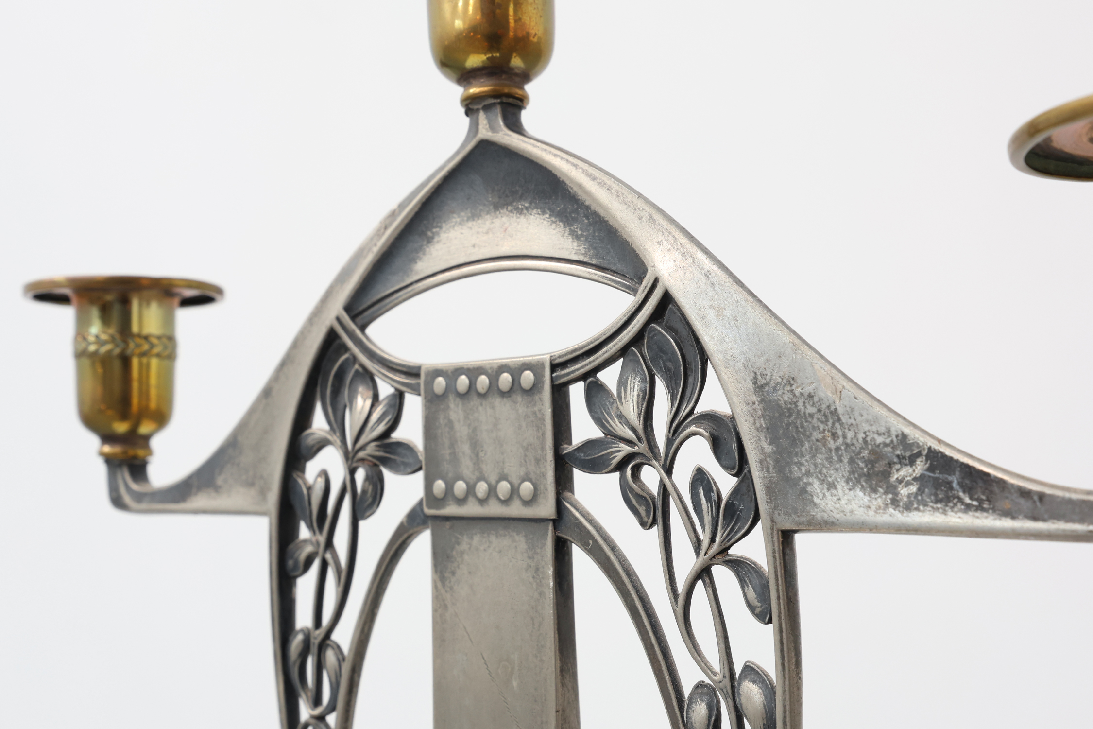 Art Nouveau Three‑Arm Candelabrum by WMF, Early 20th Centurythumbnail